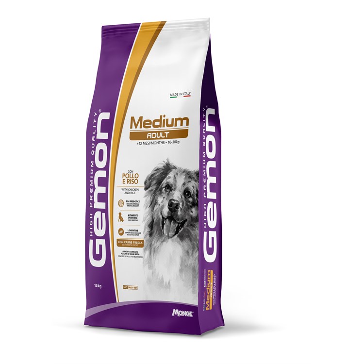 Gemon by Monge Medium Adult Pollo 15 kg Cani DANNEGGIATO