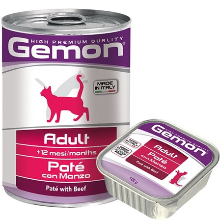 gemon cat manzo pate 400g