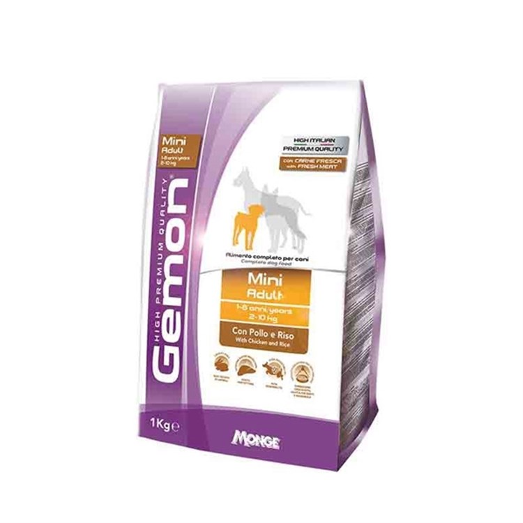 Gemon Dog Mini Adult con Pollo e Riso 3 KG