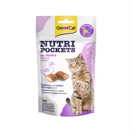 GimCat Nutri Pockets con Anatra in Gatti