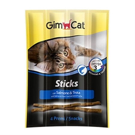 gimcat sticks con salmone merluzzo 4pz