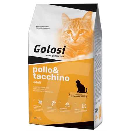 golosi cat pollo e tacchino 7 5 kg per gatti