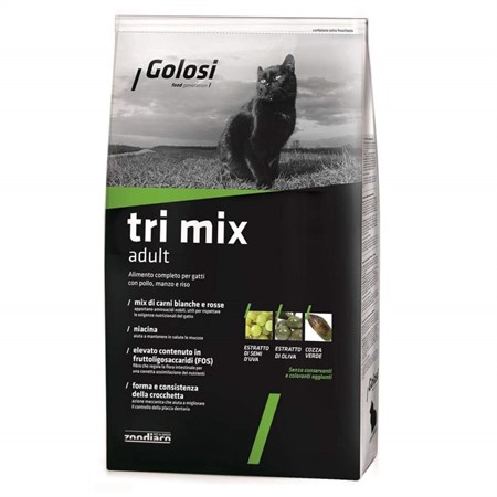 Golosi Cat Tri Mix 20 kg Crocchette Per Gatti in Gatti