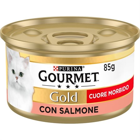 Gourmet gold Cuore Morbido 85 gr Salmone in Gatti
