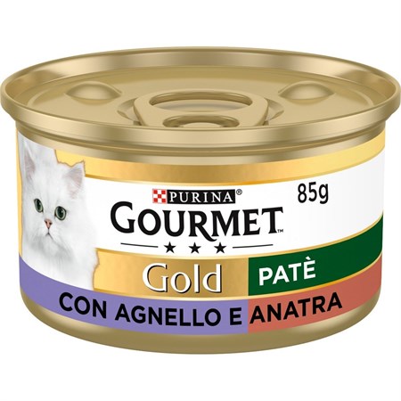 gourmet gold pate 85 gr agnello e anatra