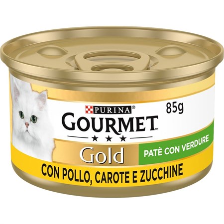 gourmet gold pate 85 gr pollo carote e zucchine