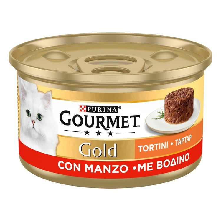 Gourmet gold Tortini 85 gr Manzo