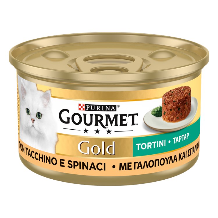 Gourmet gold Tortini 85 gr Tacchino e Spinaci