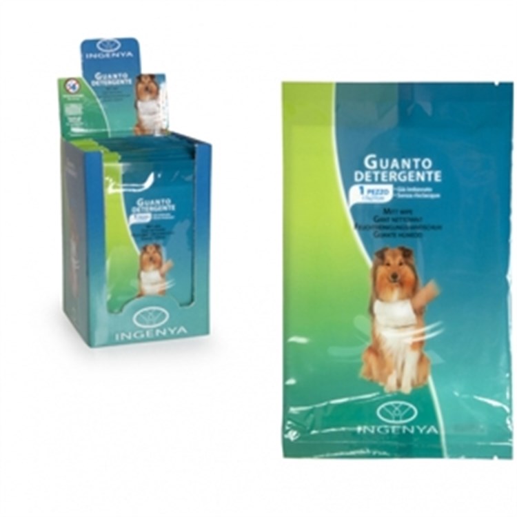 Guanto Monouso Umidificato per la Pulizia Rapida