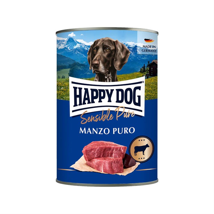 Happy Dog Sensible Pure Manzo 800 gr Umido Cane