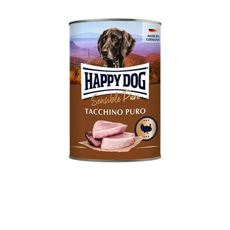 Happy Dog Sensible Pure Tacchino 800 gr Umido Cane