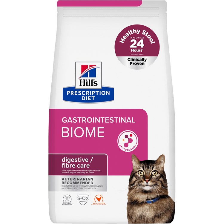 Hill's Prescription Diet GASTRO INTESTINAL Biome 1,5 kg Secco per Gatti