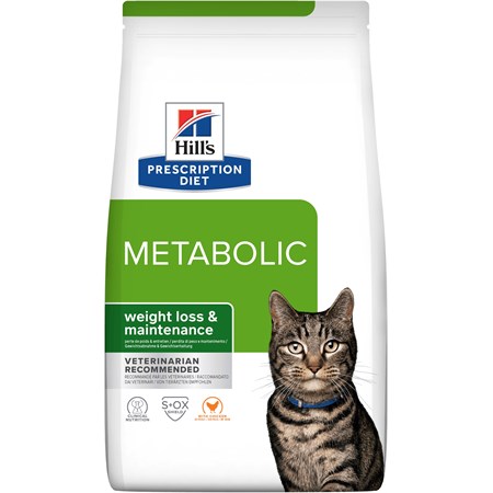 Hill's Prescription Diet Metabolic Pollo 3 kg per Gatto in Gatti