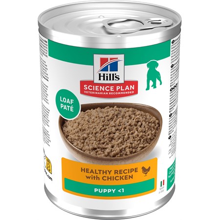 Hill's Science Plan Cane Puppy Pollo 370 gr Barattolo Umido Cane in Cani