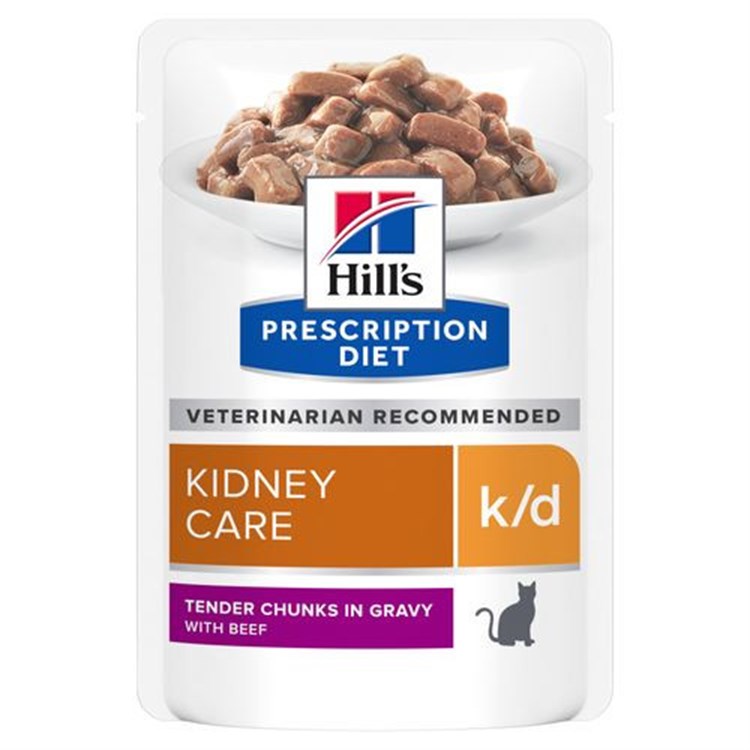 Hill's Diet K/D Manzo Kideny Care 85 gr Umido Gatto