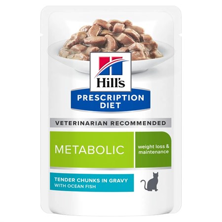 hill s diet metabolic weight loss pesce oceanico 85 gr umido gatto