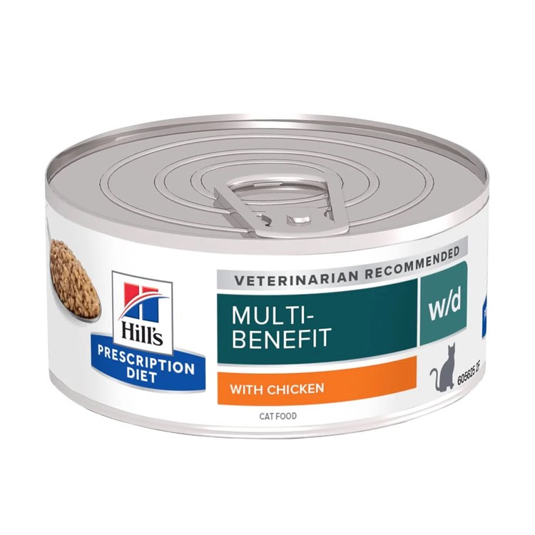 Hill's Diet W/D Digestive Weight 156 gr Umido Gatto