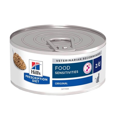 hill s diet z d food sensitive 156 gr umido gatto