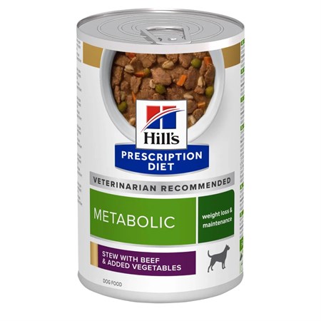 hill s metabolic stew 354 gr spezzatino manzo e verdure umido per cane