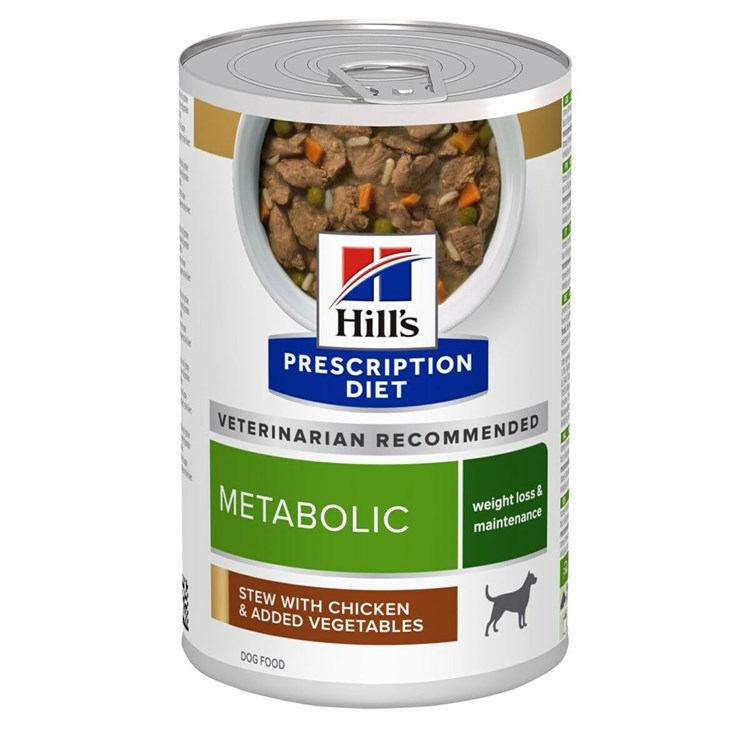 Hill's Metabolic Stew 354 gr Spezzatino Pollo e Verdure Umido Per Cane