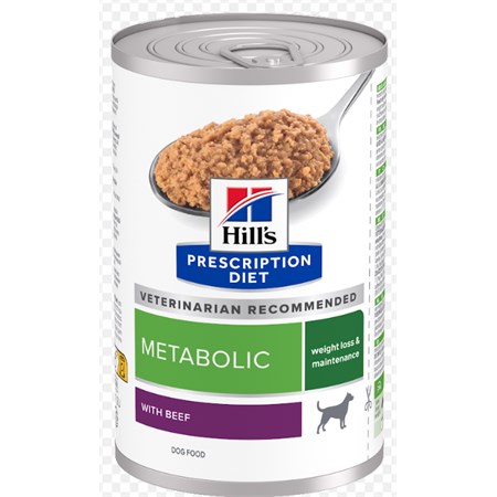 hill s metabolic weight management manzo 370 gr umido per cane