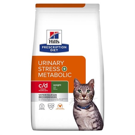 hill s prescription diet c d urinary stress metabolic pollo 1 5 kg per gatti