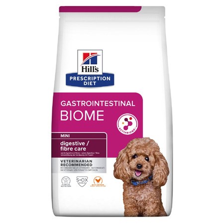 Hill's Prescription Diet GASTRO INTESTINAL Biome MINI 6 kg per Cane DANNEGGIATO in Cani