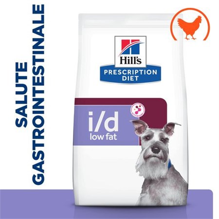 hill s prescription diet i d low fat digestive care 12 kg per cane danneggiato