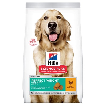 hill s science plan adult large breed perfect weight con pollo 12 kg