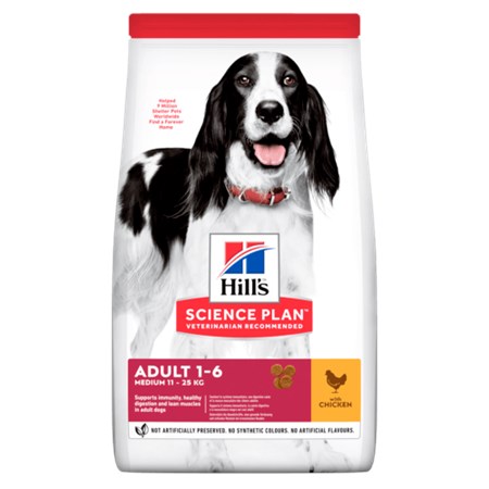 hill s science plan adult medium breed pollo 14 kg