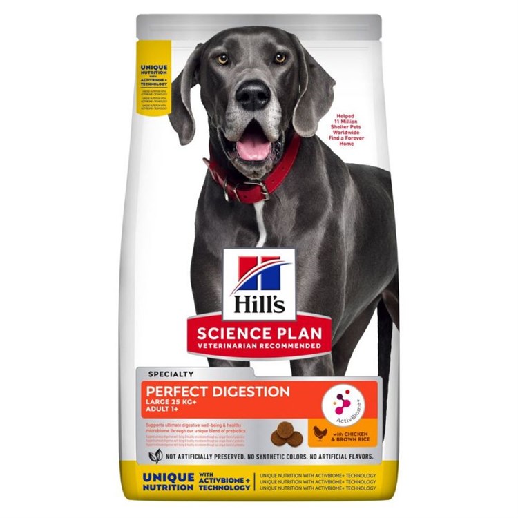 Hill's Science Plan Adult Perfect Digestion Large Breed 12 Kg Crocchette per cani