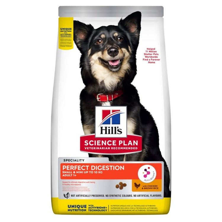 Hill's Science Plan Adult Perfect Digestion Small Mini 1,5 kg Crocchette