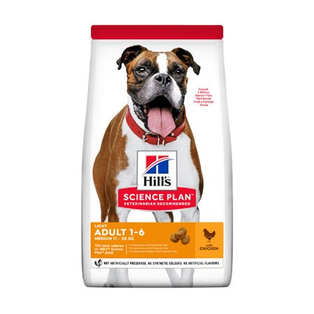 hill s science plan cane adult medium breed light 14 kg