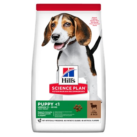 hill s science plan cane puppy medium breed agnello e riso 14 kg
