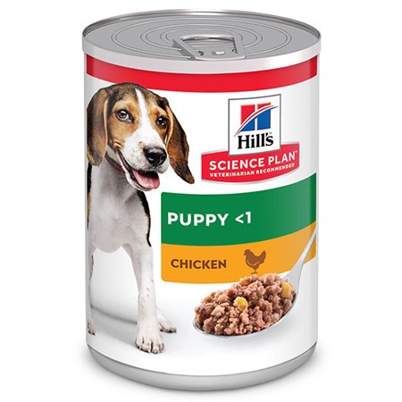 hill s science plan cane puppy pollo 370 gr barattolo umido cane