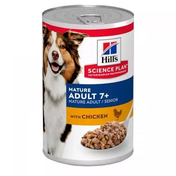 Hill's Science Plan Cane Umido Mature 7+ 370 gr Per Cani Anziani