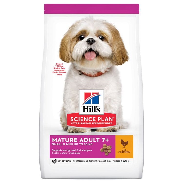Hill's Science Plan Small Mini Mature 7+ con Pollo 6 kg Crocchette Per Cane