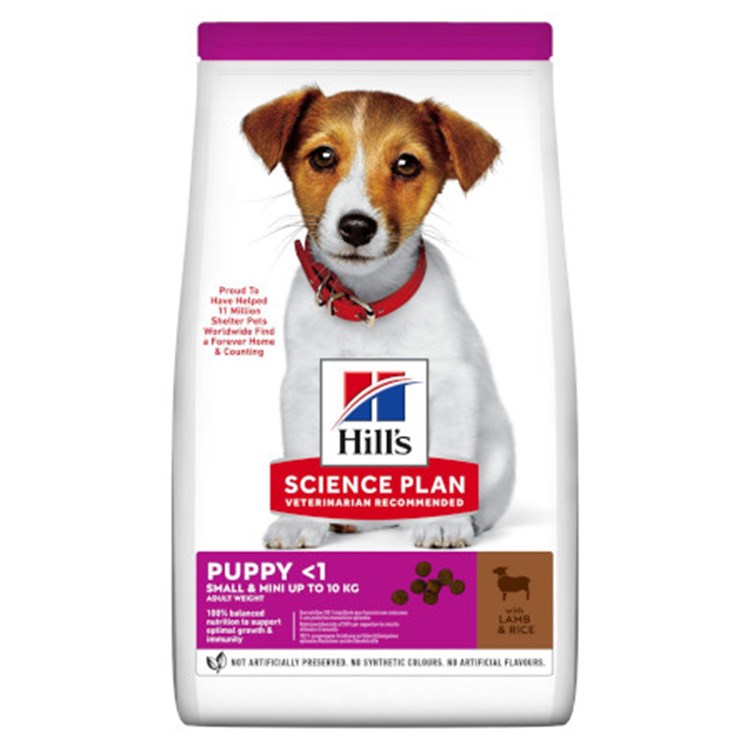 Hill's Science Plan Small Mini Puppy Agnello e Riso 6 kg Cani DANNEGGIATO