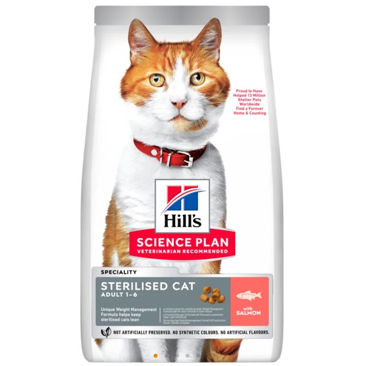 Hill's Science Plan Young Adult Sterilised Salmone 300 gr Gatto