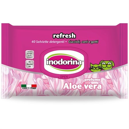 inodorina salviette refresh aloe vera