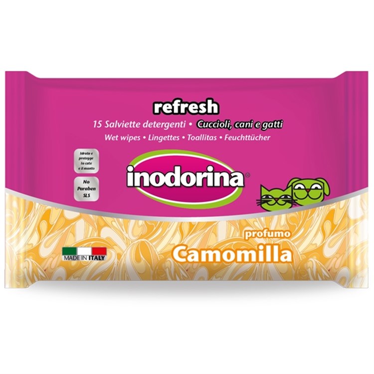 Salviette Refresh alla Camomilla per Occhi e Orecchie