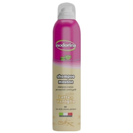 inodorina shampoo mousse latte e vanigla