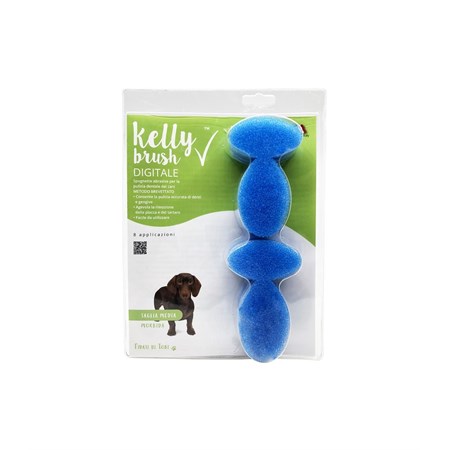 KELLY BRUSH KIT SPUGNE ANTIPLACCA BLU 8 PZ TG. M MORBIDA in Cani