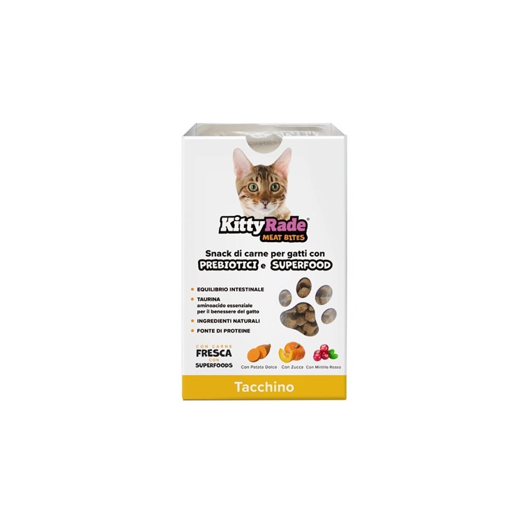 Kittyrade meat bites tacchino 100 gr
