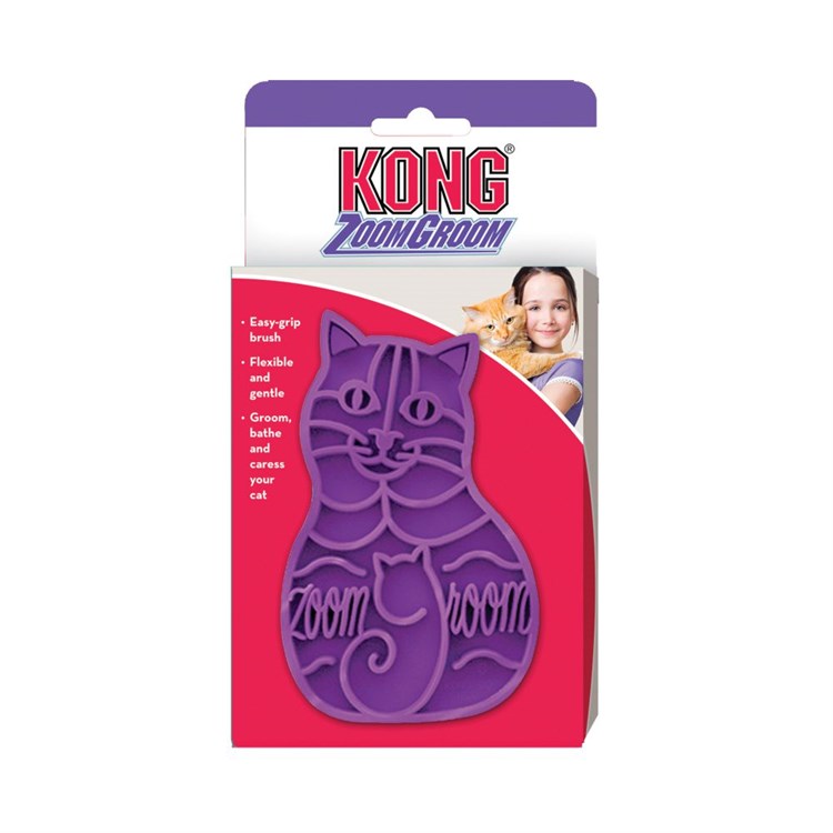 Kong Cat Zoom Groom Spazzola 11,5 cm Per Gatti