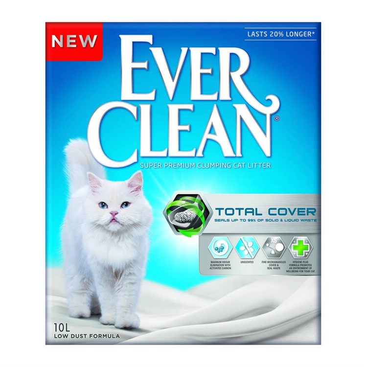 Lettiera Ever Clean Total Cover Agglomerante Non Profumata 6 LT