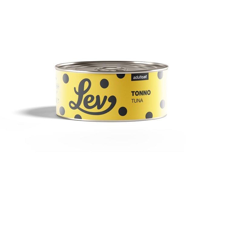 Lev Adult Cat Tonno 140 gr Lattina Umido Gatti