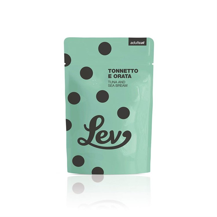 Lev Cat Tonnetto Orata in Jelly 60 gr Bustina per Gatti