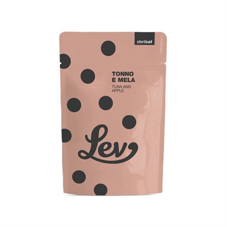 Lev Cat Sterilised Tonno e Mela 60 gr Bustina per Gatti