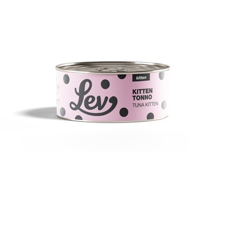 lev kitten cat tonno 140 gr lattina umido gattini